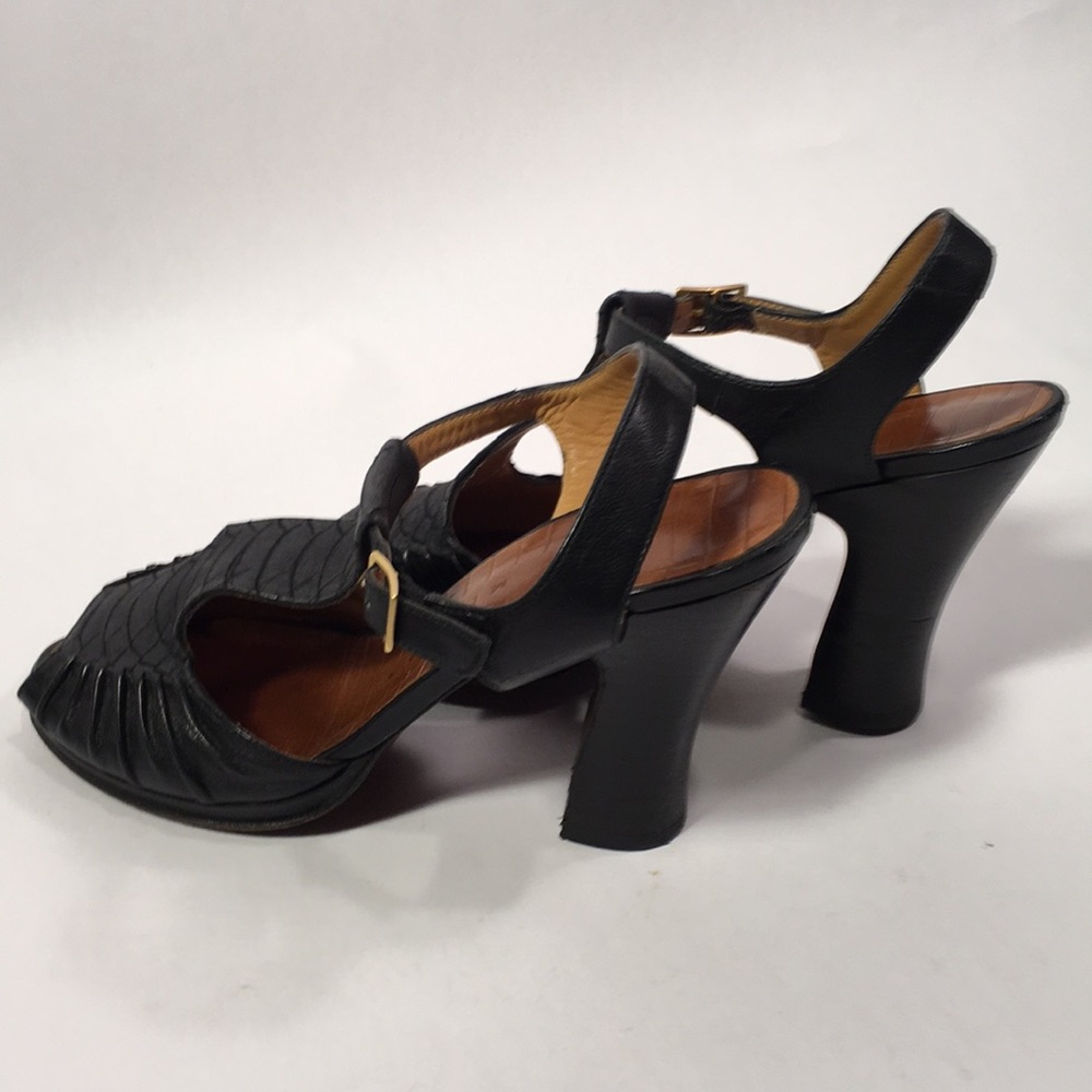 Chie Mihara Peep Toe Heels